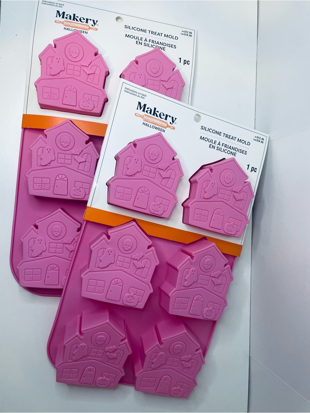 Halloween Haunted House Silicone Treat Mold - Candy, Chocolate, Baking Silicone